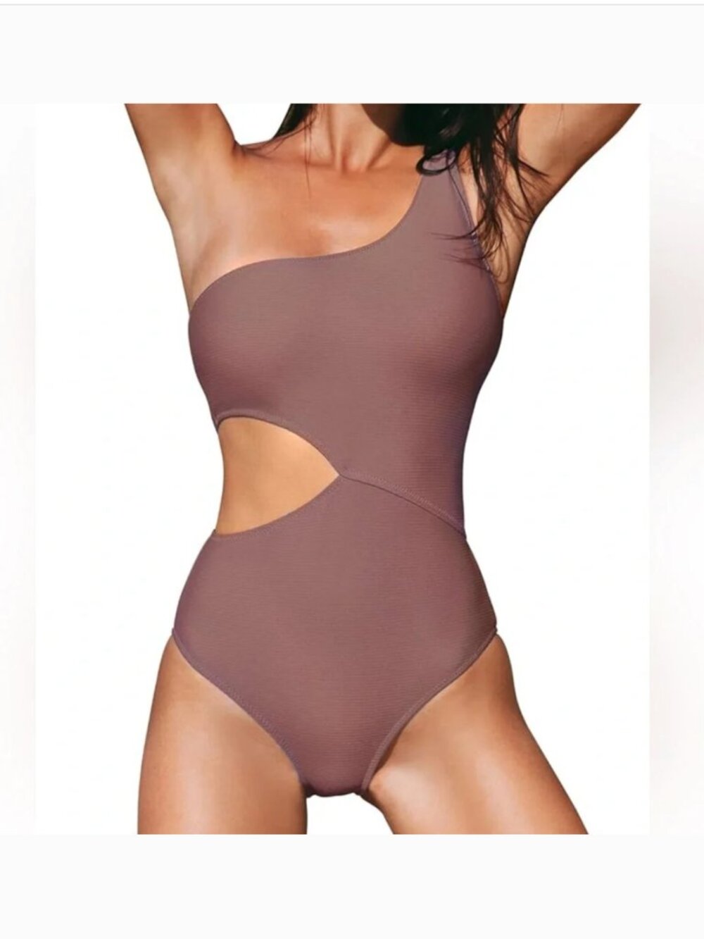 Cupshe One-Shoulder Cutout Swimsuit NWT/NEW Cupshe